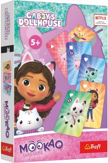 Ātra kāršu spēle MOOKAO Gabby’s Dollhouse