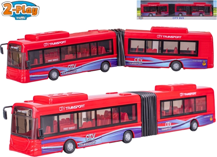 2-Play pilsētas autobuss 39 cm ar brīvgaitu