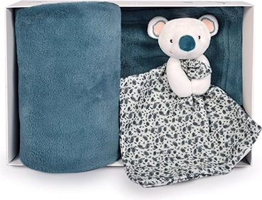Dāvanu komplekts koala – pleds un mīļmantiņa DOUDOU