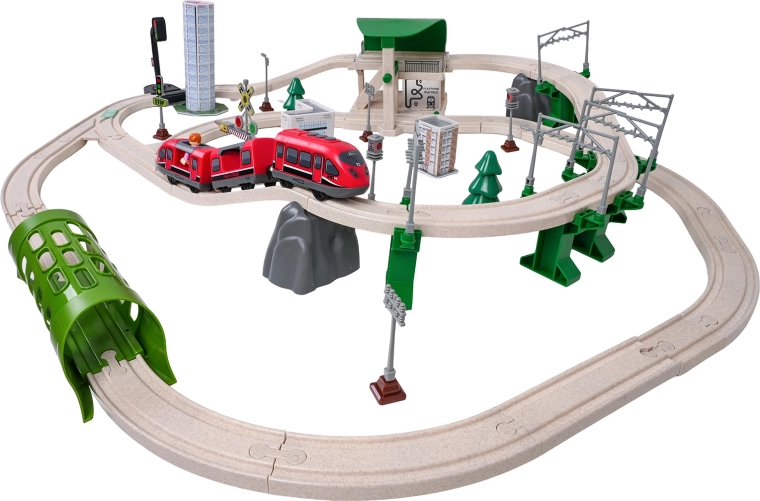 Extensive track for little train drivers