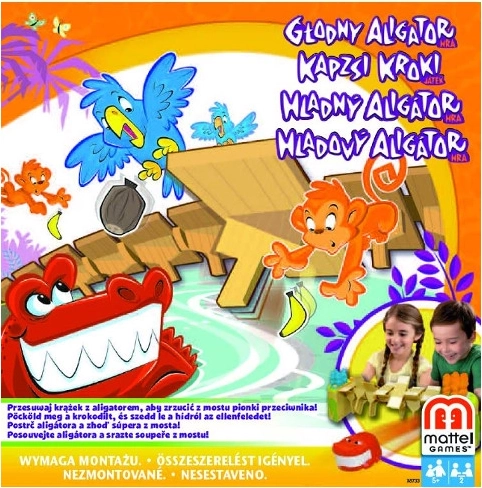 Izsalkušais aligators – ģimenes prasmju spēle no Mattel