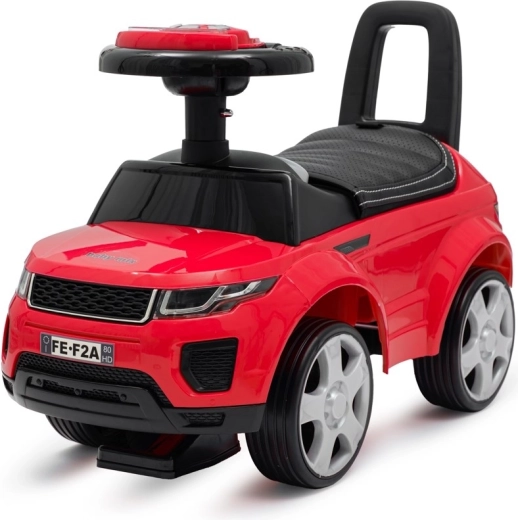 BABY MIX Prime SUV Balance Bike Red with Faux Leather Seat