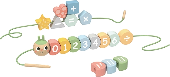 2Kids Toys Number and Shape Lacing Toy