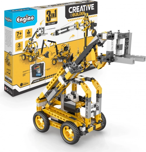 Engino konstruktors Creative Builder – būvmašīnas (3 vienā)