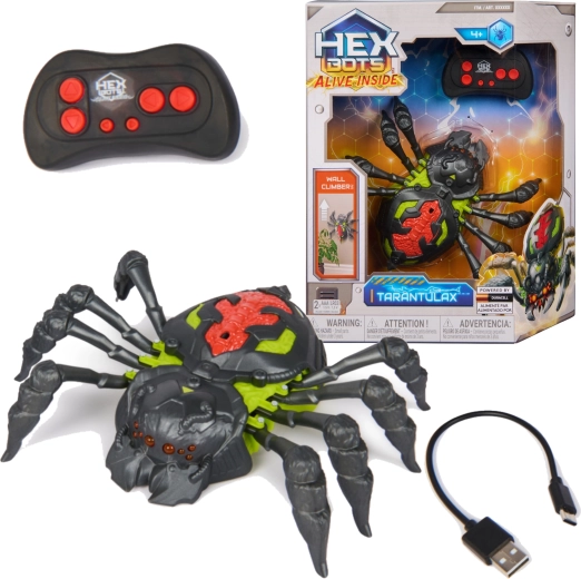 Hex Bots Wall Crawler Spideroid – remote-controlled robotic spider that crawls on walls