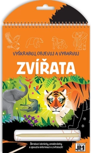 Noskrāpē, atklāj, izkrāso: Dzīvnieki