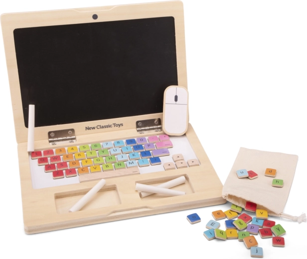 Koka klēpjdators New Classic Toys