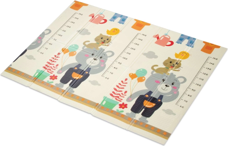 Divpusēja grafika ar auguma mērlenti