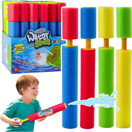 Krāsains putu ūdens pistole ar pumpi 30 cm