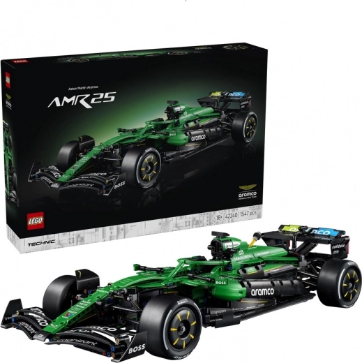 LEGO Technic Aston Martin Aramco AMR25 – F1 bolīds