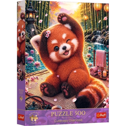 Cute red panda design from the Cuteness Overload series