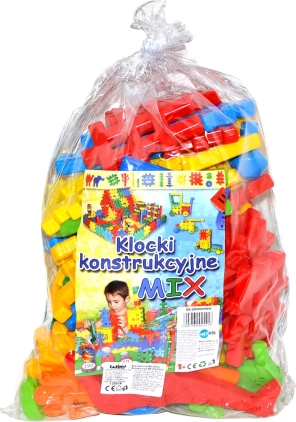 Plastmasas konstruktors 60 detaļas Czako Mix