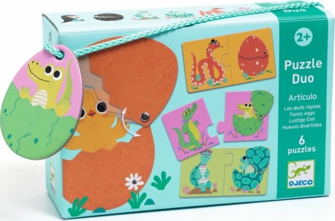 Djeco duo puzzle – Happy Eggs