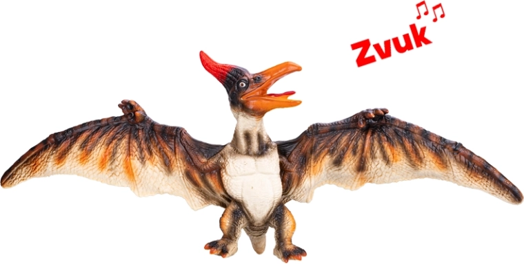 Pterodaktils 100 cm ar skaņu, darbināms ar baterijām