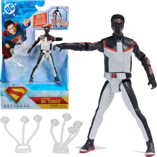 DC COMICS Epic Strike figūriņa MR. TERRIFIC 15 cm ar piederumiem