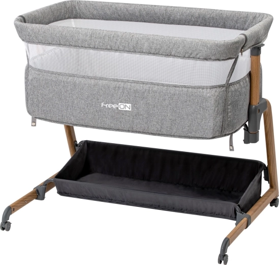 Freeon piebīdāmā gultiņa Bliss Grey