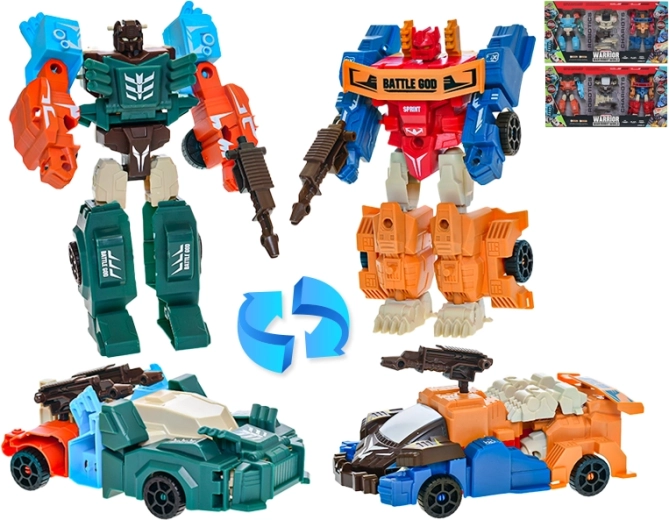 Deformation Warrior – transformējošu sacīkšu auto komplekts par robotiem