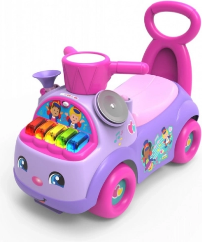 Stumjamais braucamrīks FISHER-PRICE Muzikālā parāde – violets