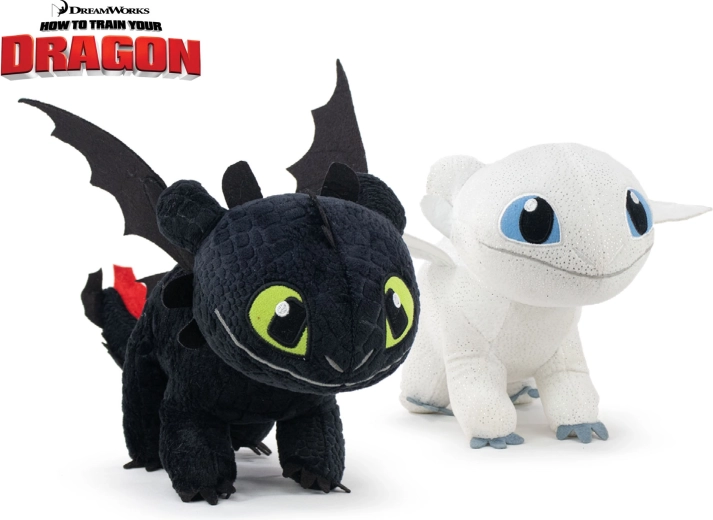 How to Train Your Dragon – Plush Dragon Toothless/Light Fury 22 cm