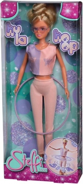 Leļe Steffi ar hula hoop riņķi