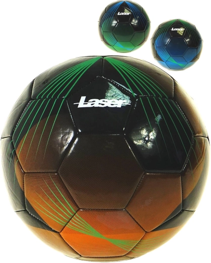 Futbola bumba Laser, 5. izmērs ar apdruku – 1 gabals