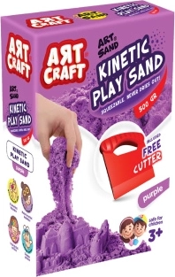 Art Craft kinētiskās smiltis violetas 500 g