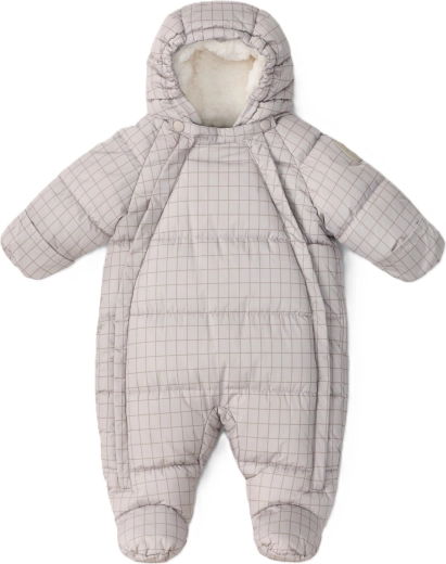 Leokid Eddy Silver Cloud winter snowsuit, size 62