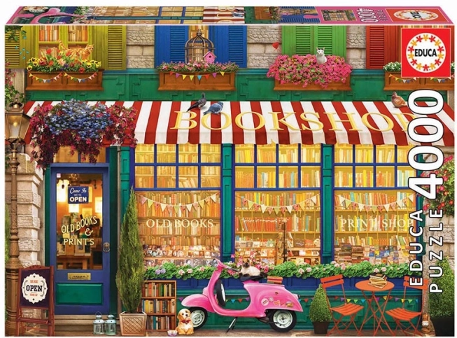 Puzzle Vintage Bookstore 4000 Pieces