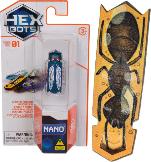 Spin Master HEX BOTS Nano mini robotiska vabole – 1. sērija (mikss)