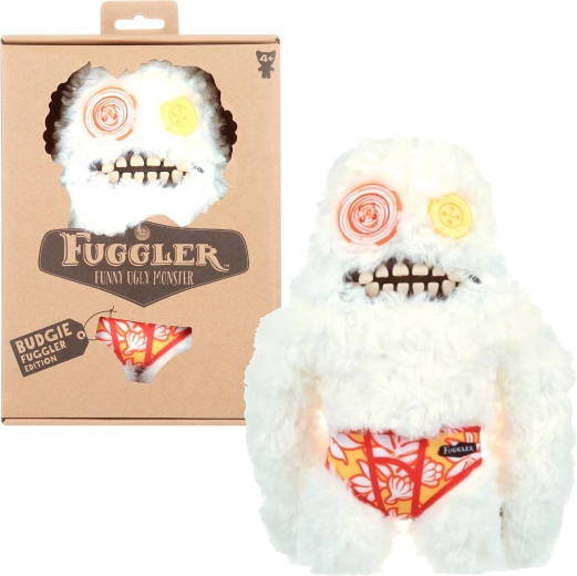Fuggler Budgie Sasquoosh Ghost Plush Toy 22 cm