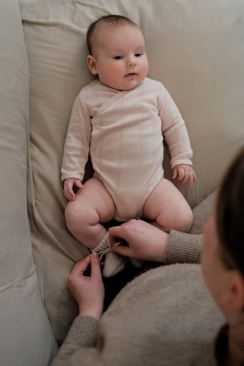 Comfortable cut with room for a diaper