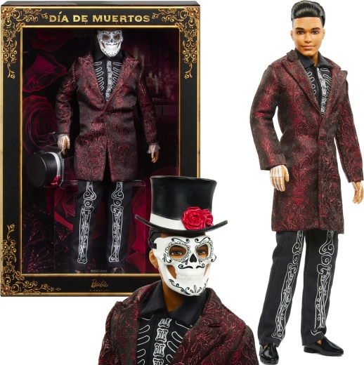 Kolekcionējama lelle Kens Día de Muertos 2026