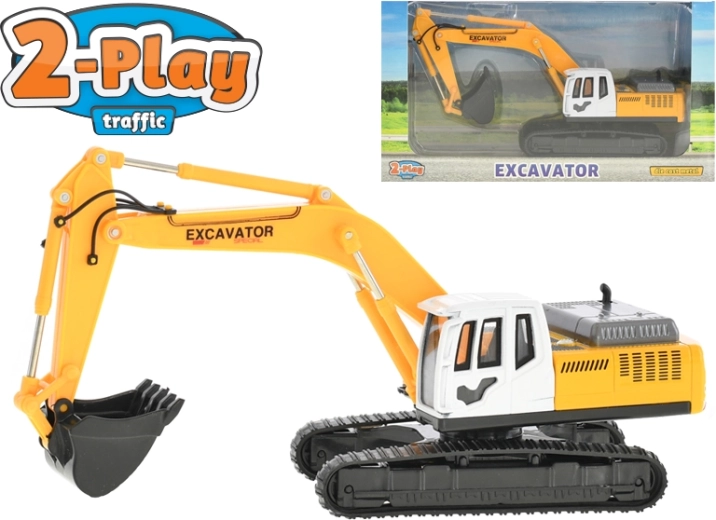 2-Play metal excavator 22 cm with freewheel