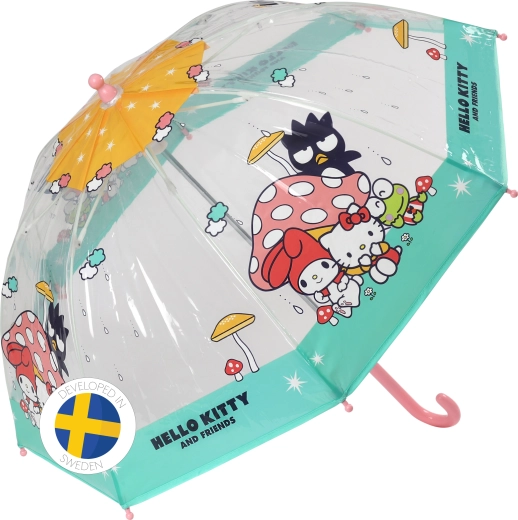 Bērnu lietussargs Hello Kitty un draugi