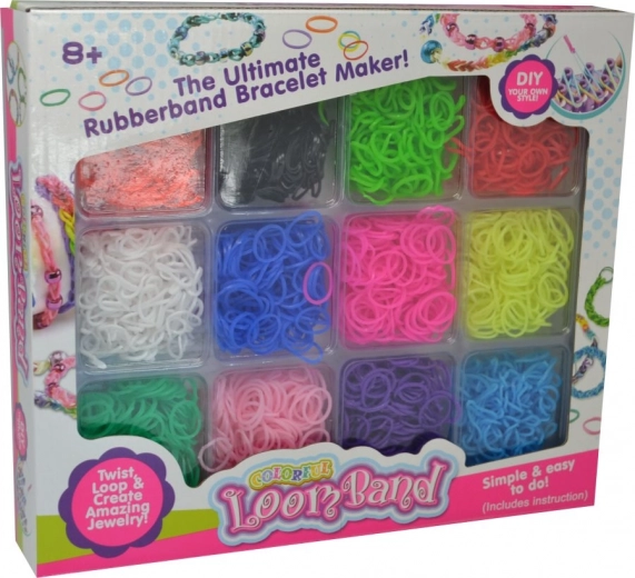 Loom Bands gumijas 2400 gab.