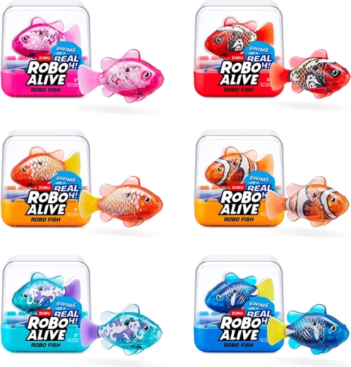 Interaktīvā zivtiņa ROBO ALIVE S2 no ZURU (6 veidi)