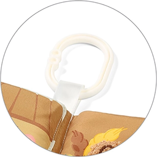 Easy attachment to a stroller or car seat