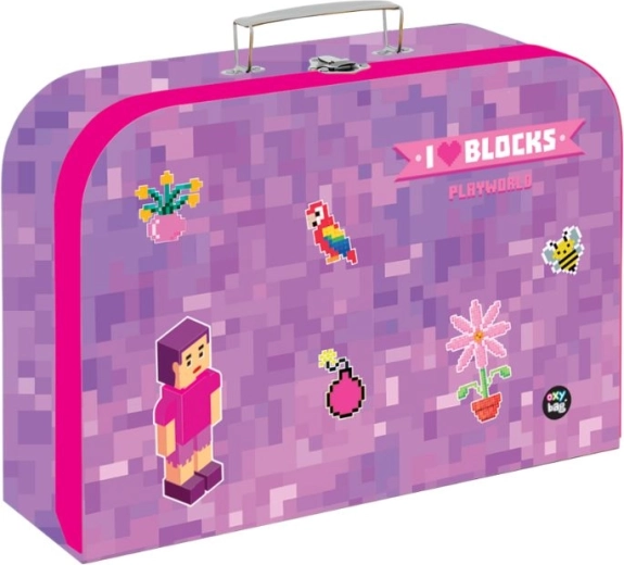 Laminēts koferītis 34 cm Playworld Girl