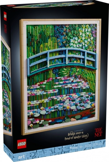 LEGO Art Claude Monet – Tilts pār dīķi ar ūdensrozēm