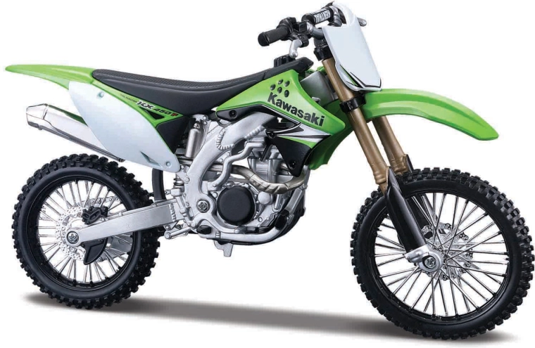 Maisto Kawasaki KX 450F – motocikla būvkomplekts 1:12