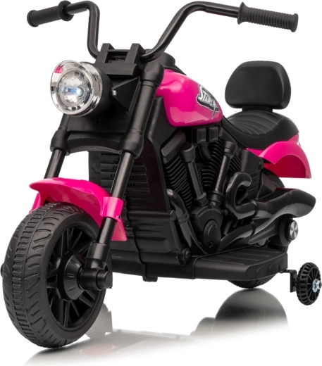 Bērnu elektriskais motocikls STAR rozā