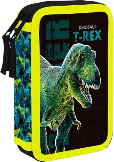 Two-layer School Pencil Case Premium Dinosaur
