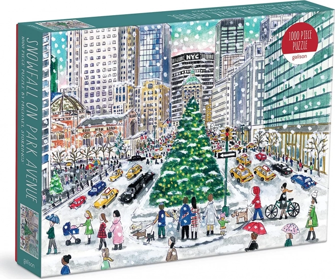 Puzle “Sniegputenis Park Avenue” (Michael Storrings) – 1000 gabali