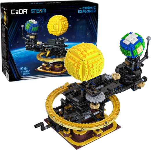CaDA Master mechanical model of the Solar System – Sun, Earth and Moon - 1 piece