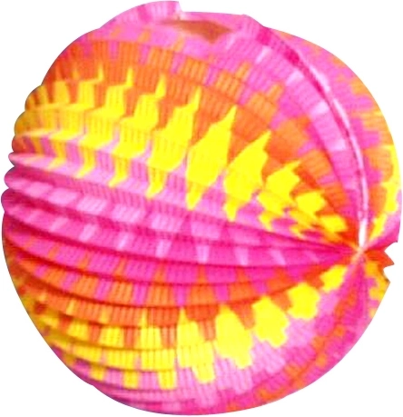 Apaļš lampions 25 cm