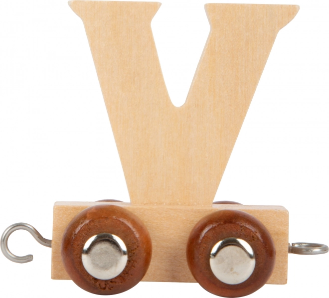 Koka vagoniņš ar burtu V – small foot