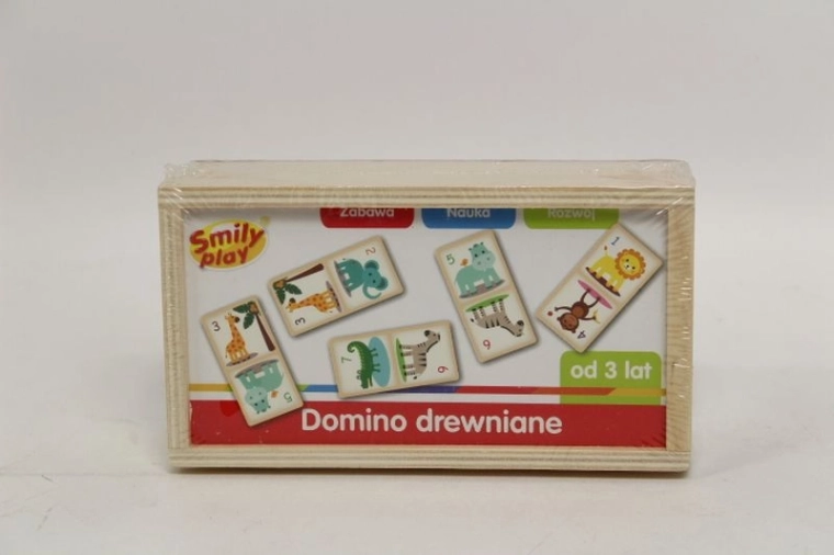SmilyPlay koka domino bērniem
