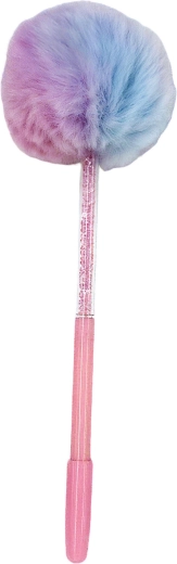 Pildspalva ar dekoratīvu bumbuli 17 cm – 1 gabals