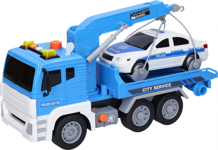 Truck with Car and Effects