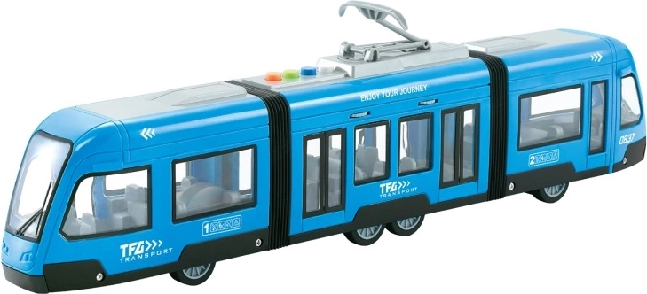 Inerces tramvajs 1:16 zilā krāsā